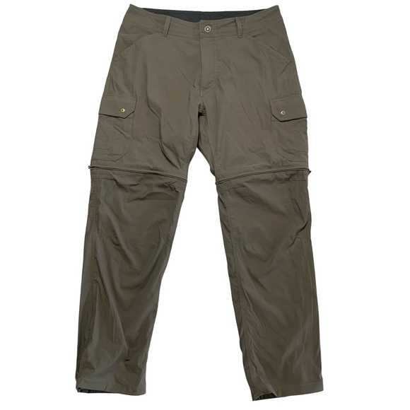 Kuhl Renegade Stealth Cargo Convertible Pant Mens Size 34 x 30 - Picture 1 of 7